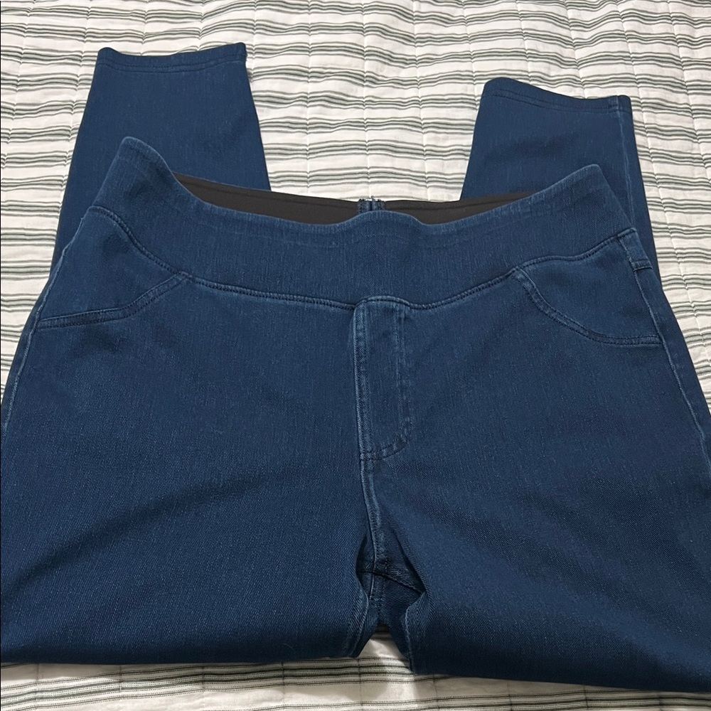 HALARA Jeans Women 7/8 Blue soft denim legging